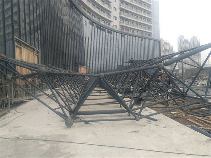 北海万豪酒店雨棚网架